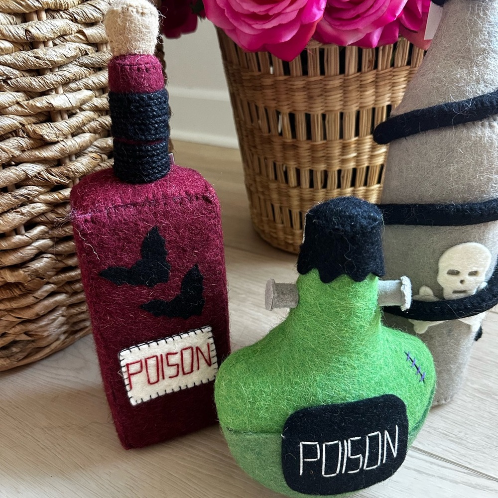 Halloween poison bottles felt decoration hocus Pocus - Picture 5 of 15